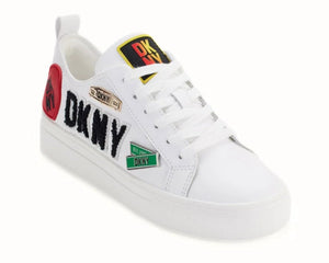DKNY Coreen City Signs Lace Up Sneakers - Footcourt Egypt