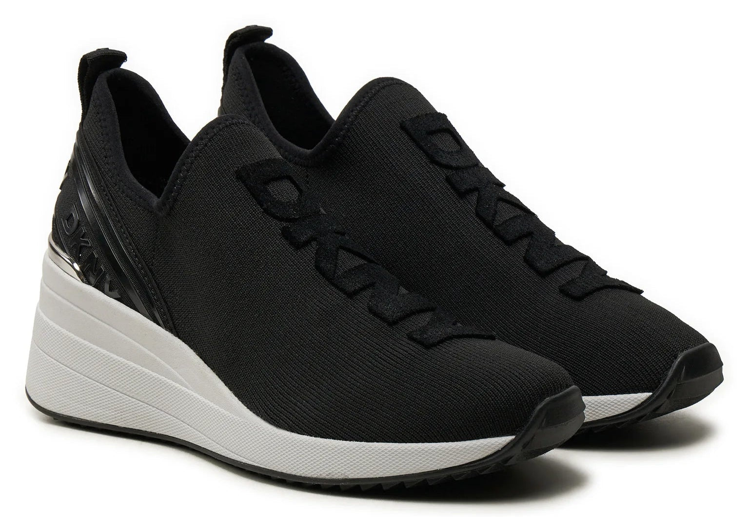 DKNY Keeva Wedge Knit Sneaker - Footcourt Egypt