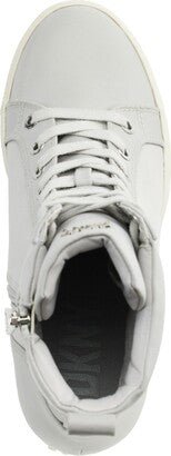 DKNY Women's Calz Lace - Up High - Top Wedge Sneakers - Footcourt Egypt