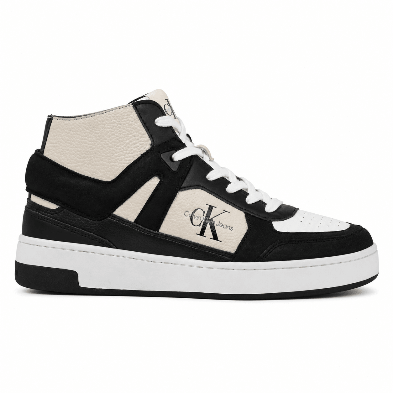 CALVIN KLEIN Basket Cupsole High Mix Ml Fad - Footcourt Egypt