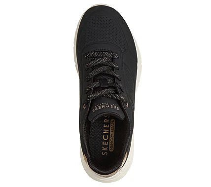 SKECHERS Uno Flex-Echo Air Women's Shoe-BLK - Footcourt Egypt