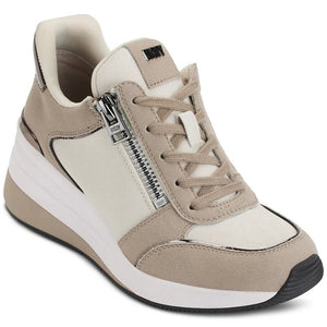 Dkny Kaden Lace - Up Zip Wedge Sneakers - Footcourt Egypt