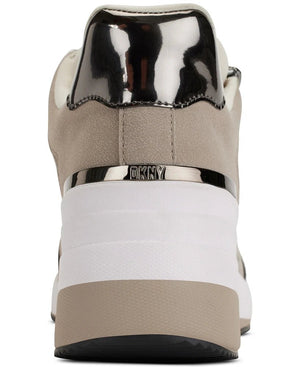 Dkny Kaden Lace - Up Zip Wedge Sneakers - Footcourt Egypt