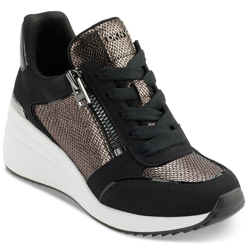 DKNY Women's Kalina Lace - Up Wedge Sneakers - Footcourt Egypt