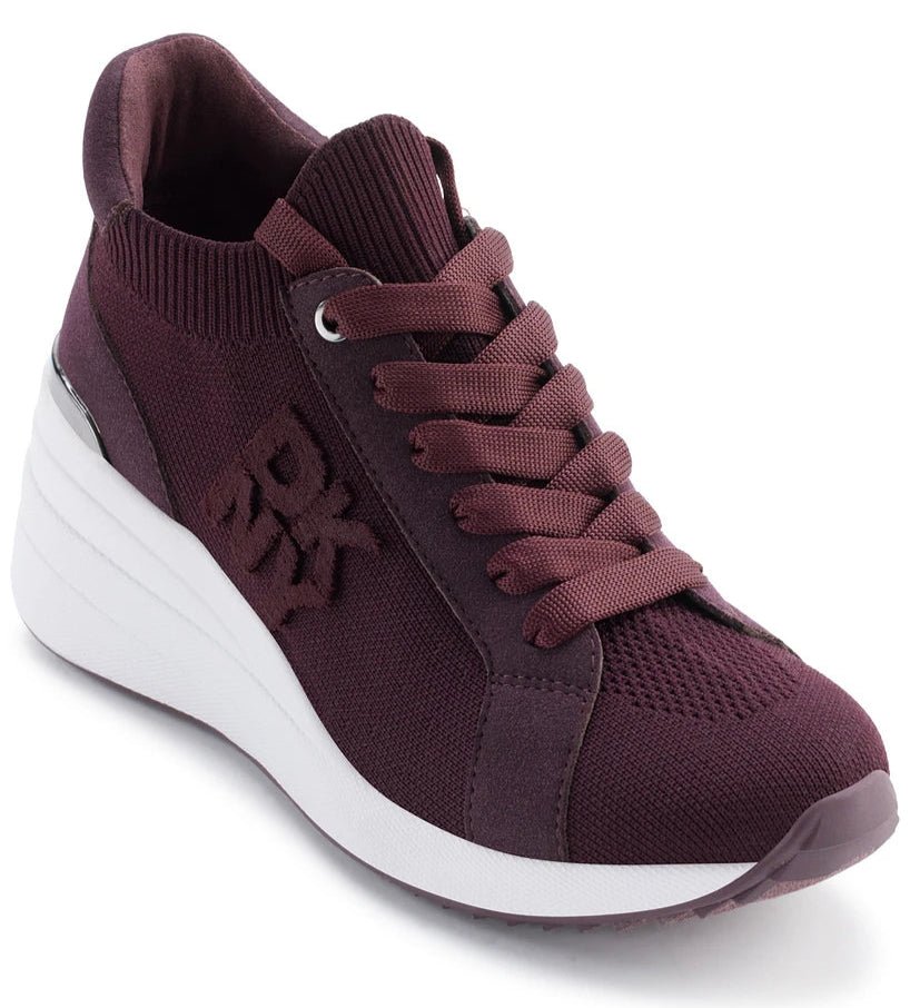 DKNY Women's Kasia Lace - Up Wedge Sneakers - Footcourt Egypt