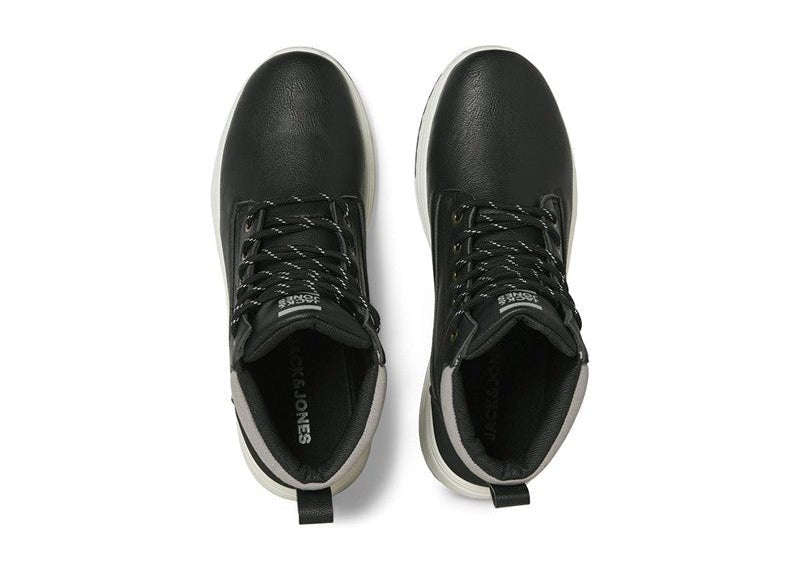 JACK & JONES Mens Alaska PU Nubuck Boots Anthracite - Footcourt Egypt