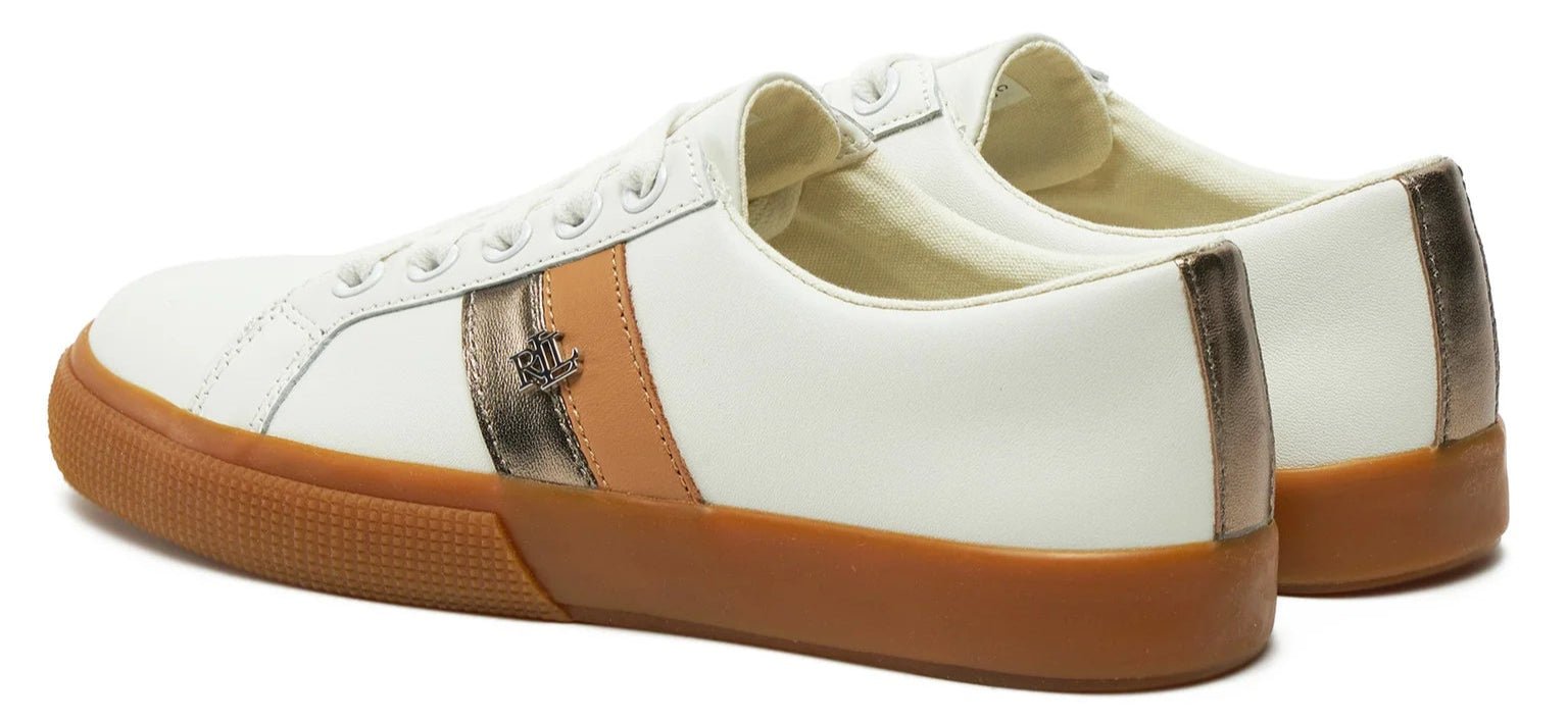 RALPH LAUREN Janson B Leather Sneakers - Footcourt Egypt