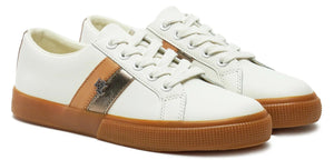 RALPH LAUREN Janson B Leather Sneakers - Footcourt Egypt