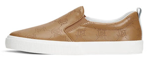 RALPH LAUREN Haddley Logo Leather Slip - On Trainer - Footcourt Egypt
