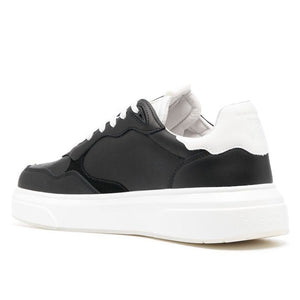 John Richmond 18041CP Leather Sneakers BKW - Footcourt Egypt