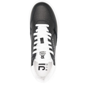 John Richmond 18041CP Leather Sneakers BKW - Footcourt Egypt