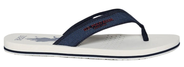 U.S. POLO ASSN. Logo Print Thong - Strap Flip - Flops - Footcourt Egypt