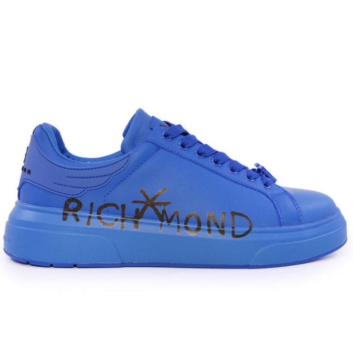 John Richmond Men's Blue Leather Shoes - Footcourt Egypt