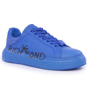 John Richmond Men's Blue Leather Shoes - Footcourt Egypt