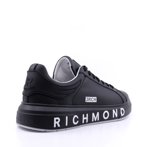 John Richmond 18037CP Women's Leather Sneakers BBK - Footcourt Egypt