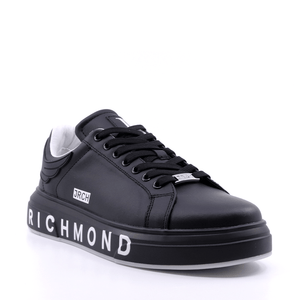 John Richmond 18037CP Women's Leather Sneakers BBK - Footcourt Egypt