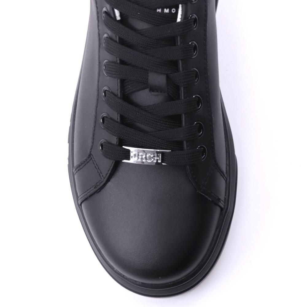 John Richmond 18037CP Women's Leather Sneakers BBK - Footcourt Egypt