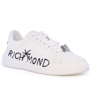 John Richmond Men's Leather shoes 25314CP WHT - Footcourt Egypt