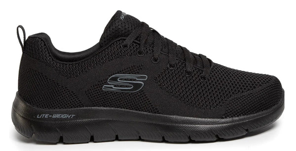 SKECHERS lite weight black sneakers - Footcourt Egypt