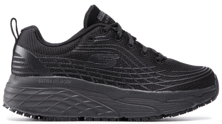 Skechers Women's Max Cushioning Elite-Brilliant Sneaker, Black