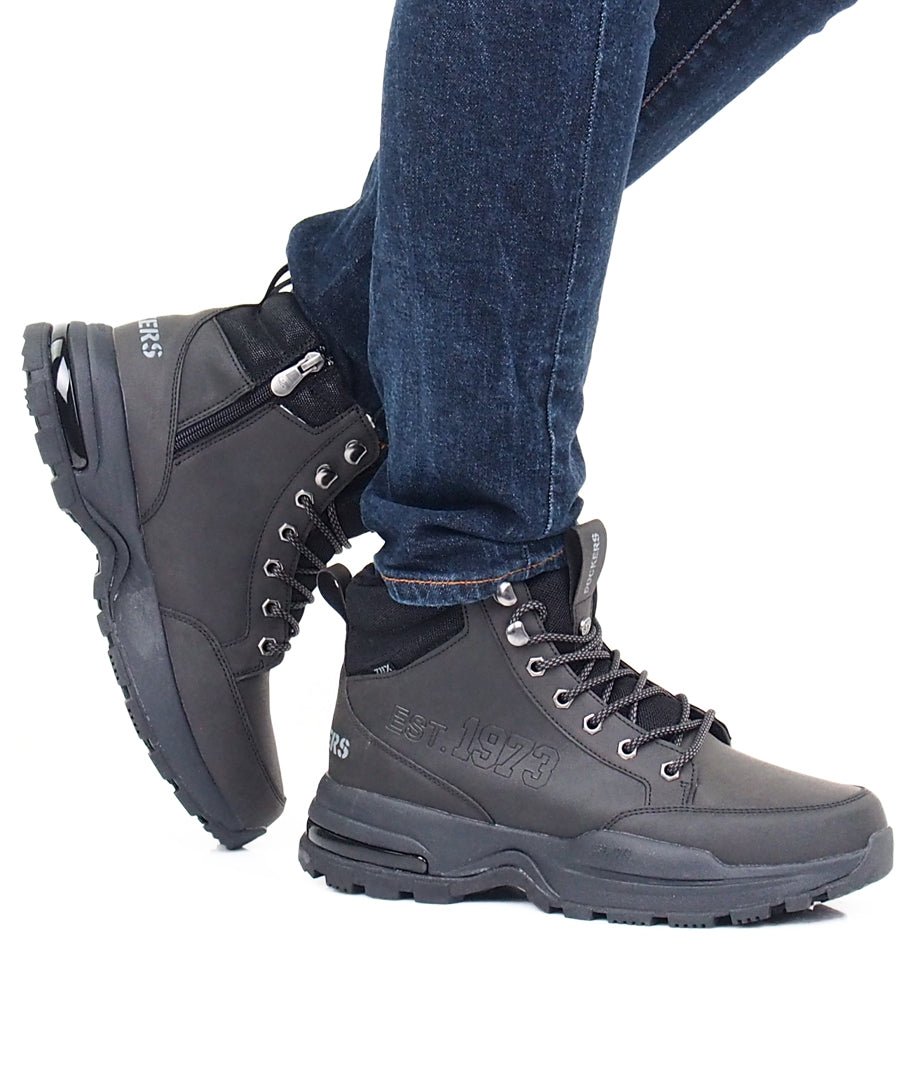 Dockers men's zippered winter ankle boots - black - Footcourt Egypt