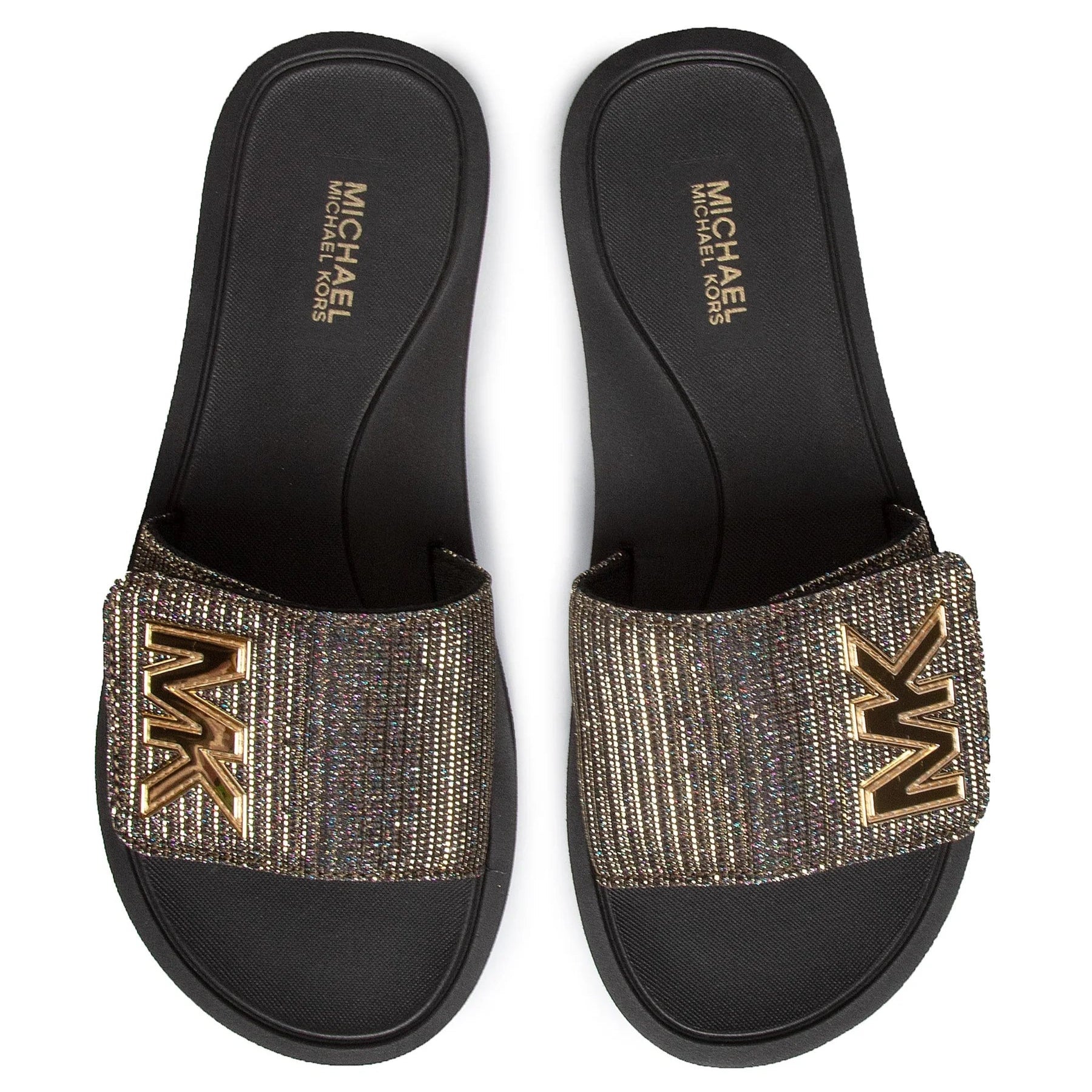Michael Kors MK Logo Chain Mesh Slide - Footcourt Egypt