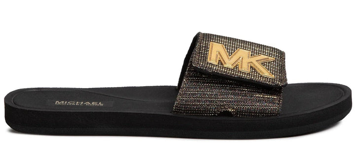 Michael Kors MK Logo Chain Mesh Slide - Footcourt Egypt