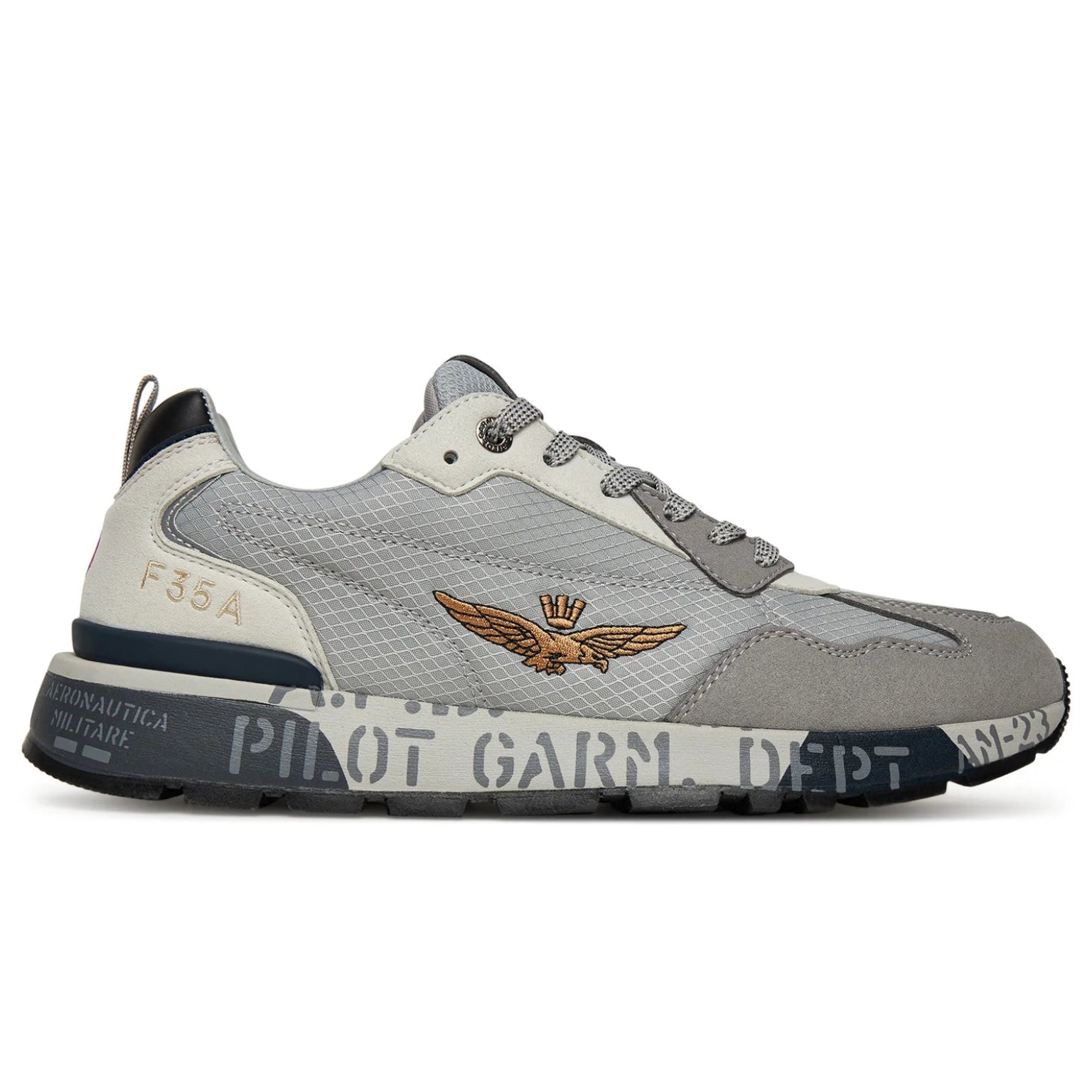 AERONAUTICA Militare F35A Men's sneakers GREY - Footcourt Egypt