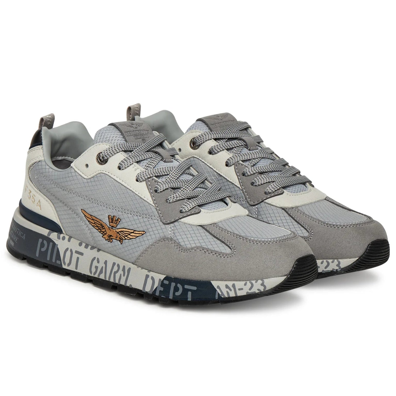 AERONAUTICA Militare F35A Men's sneakers GREY - Footcourt Egypt