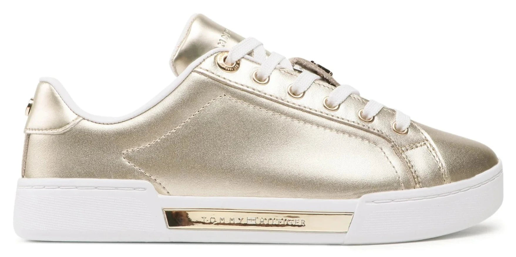 TOMMY HILFIGER Metallic Elevated Sneaker - Footcourt Egypt