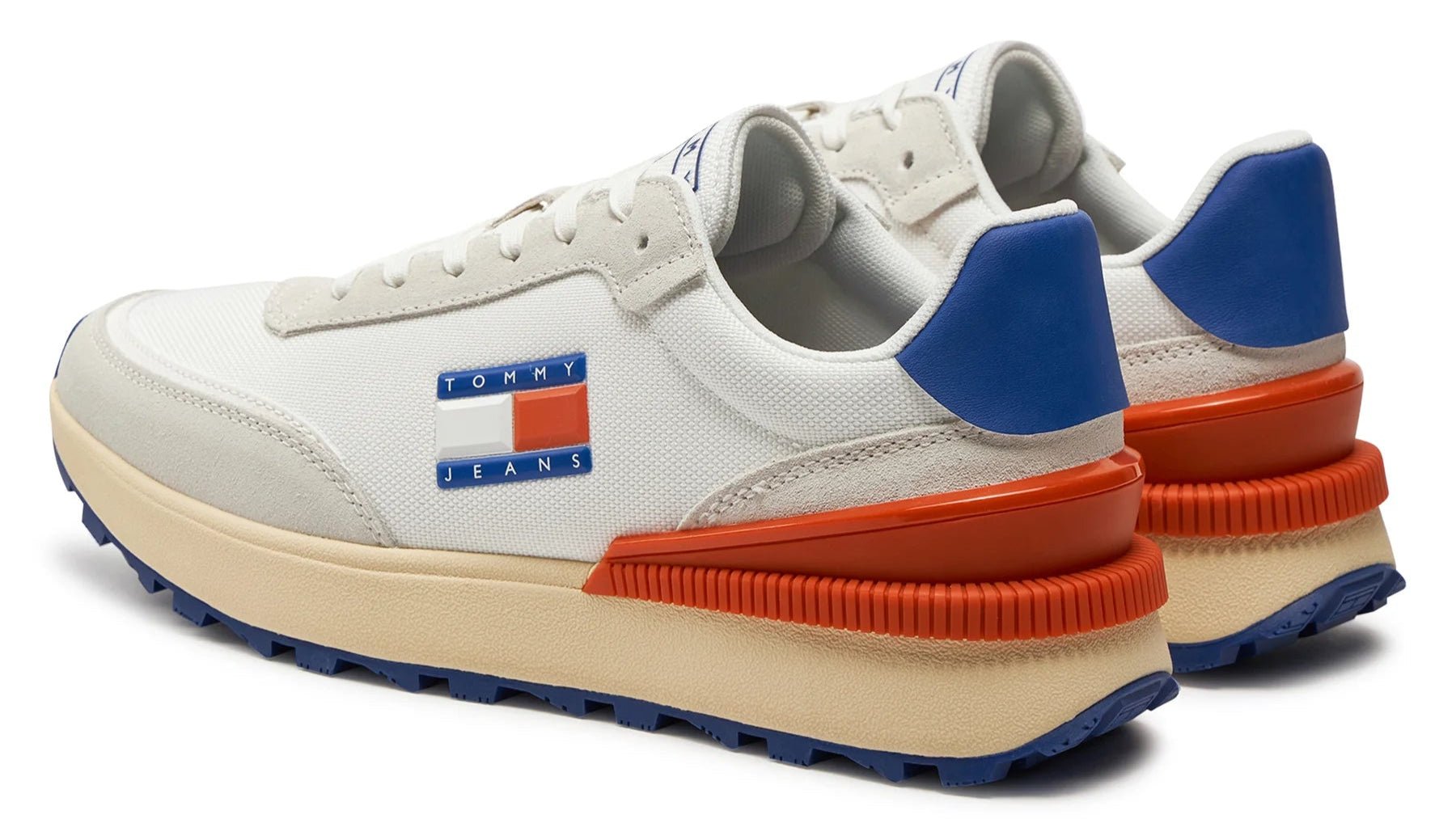TOMMY HILFIGER Tjm Tech Runner Metalic Mix Sneakers - Footcourt Egypt