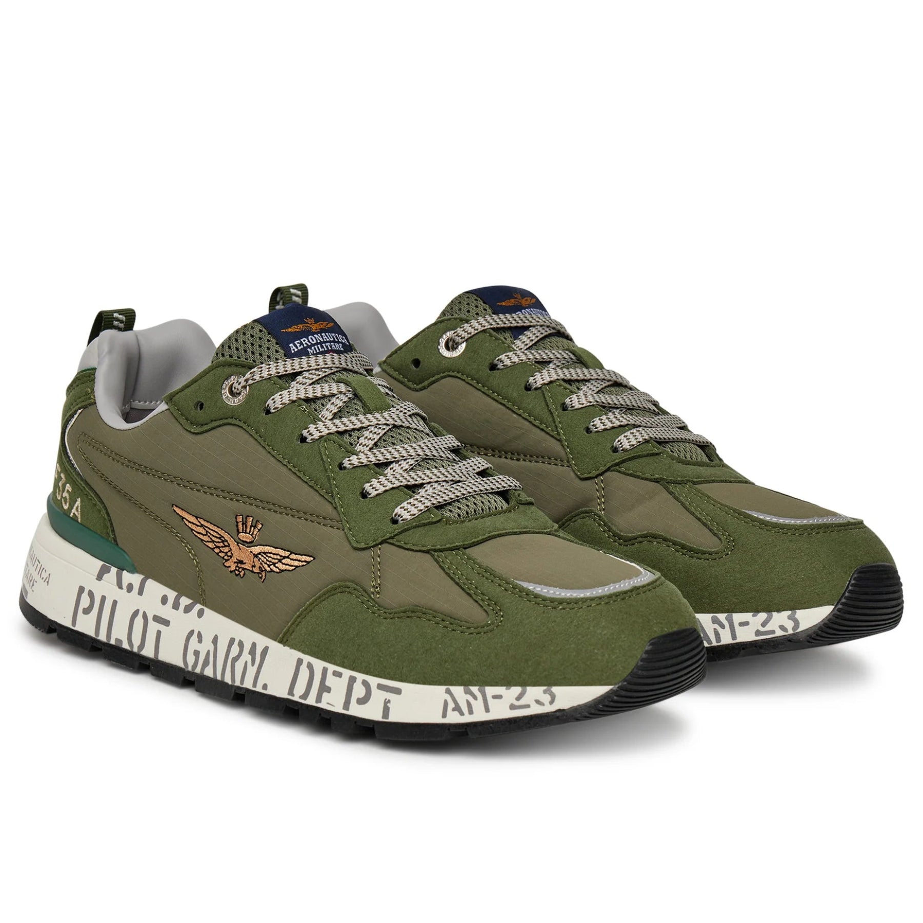 Aeronautica Militare F35A Sneakers Shoes GRN - Footcourt Egypt