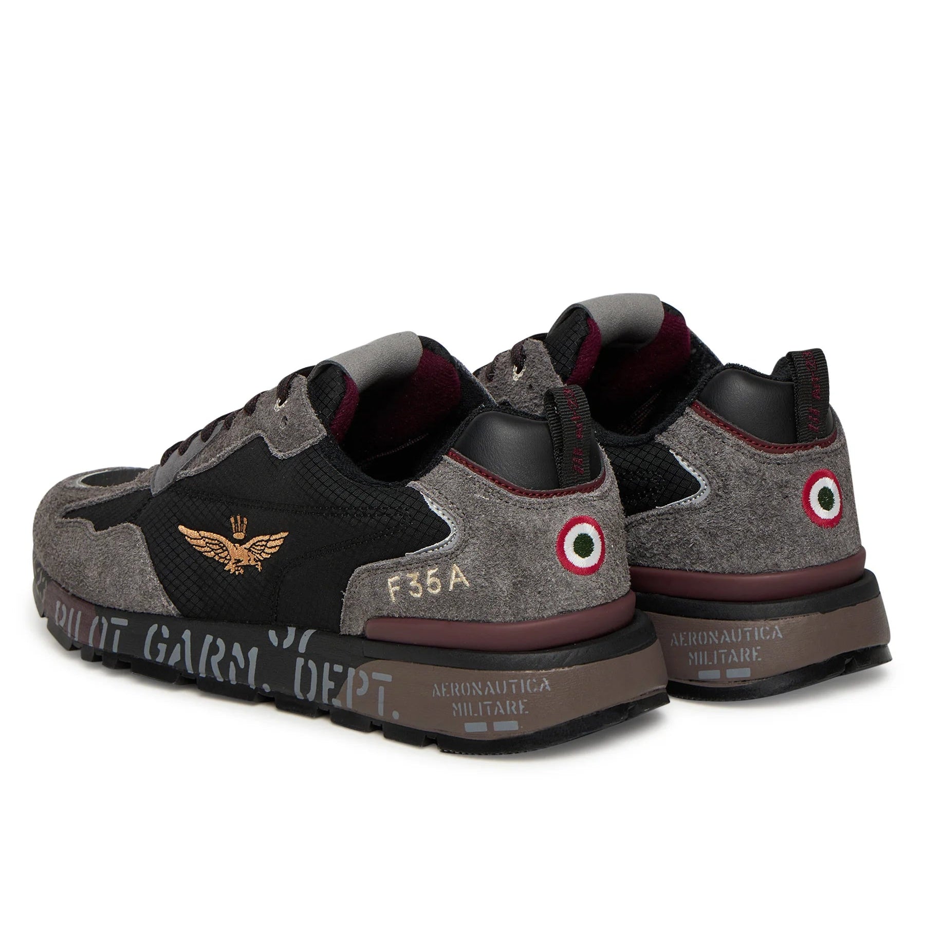 Aeronautica Militare F - 35A Sneakers Shoes BKGY - Footcourt Egypt
