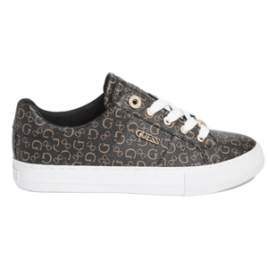 Look At Faux Leather Low - Top Sneakers - Footcourt Egypt