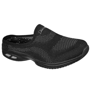 SKECHERS Breathe - Easy Simple Pleasure Stretch Collar Scooped Knit Bungee Slip On - Footcourt Egypt