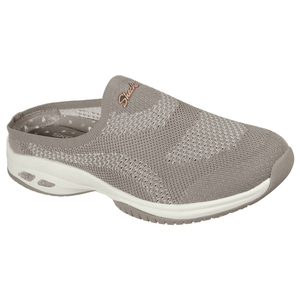 SKECHERS Breathe - Easy Simple Pleasure Stretch Collar Scooped Knit Bungee Slip On - Footcourt Egypt
