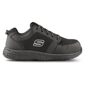 SKECHERS Work Toe Steel Plate Lace Up Athletic Safety Shoes - Footcourt Egypt