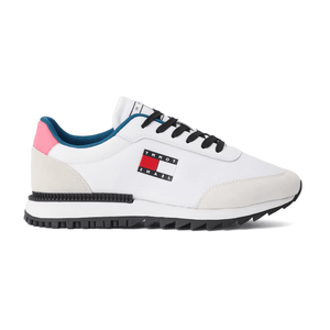 TOMMY HILFIGER Retro Mixed Texture Cleat Trainers - Footcourt Egypt