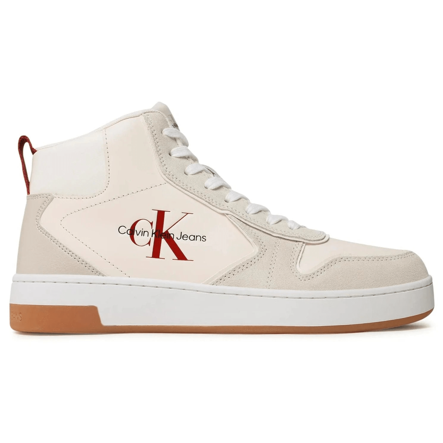 CALVIN KLEIN Basket Cupsole Sneakers Irreg Lines - Footcourt Egypt