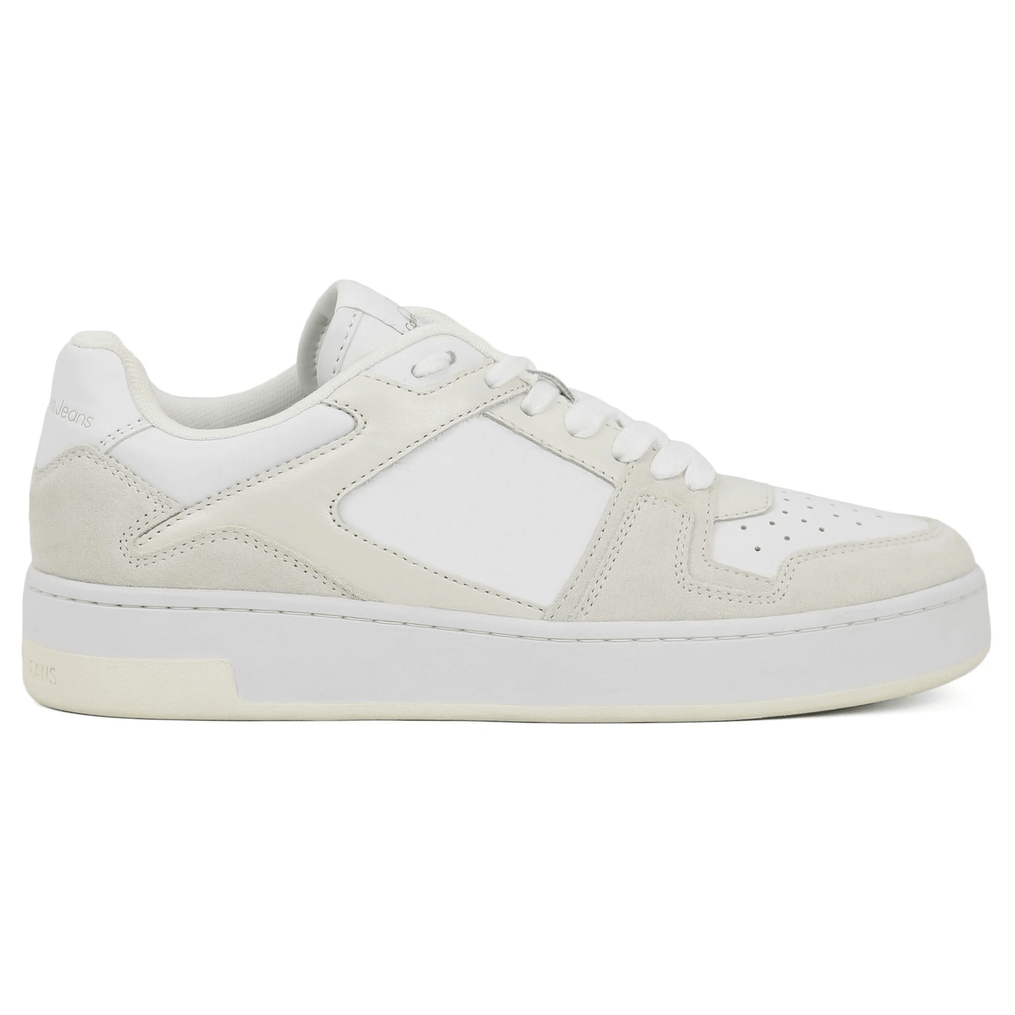 CALVIN KLEIN Basket Cupsole Laceup Mix Lth Wn Sneakers - Footcourt Egypt