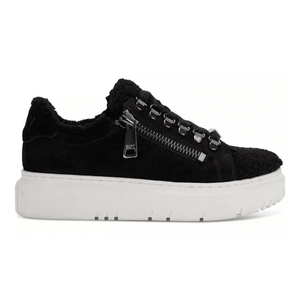 DKNY Matti fleece Lace Up Sneakers - Footcourt Egypt