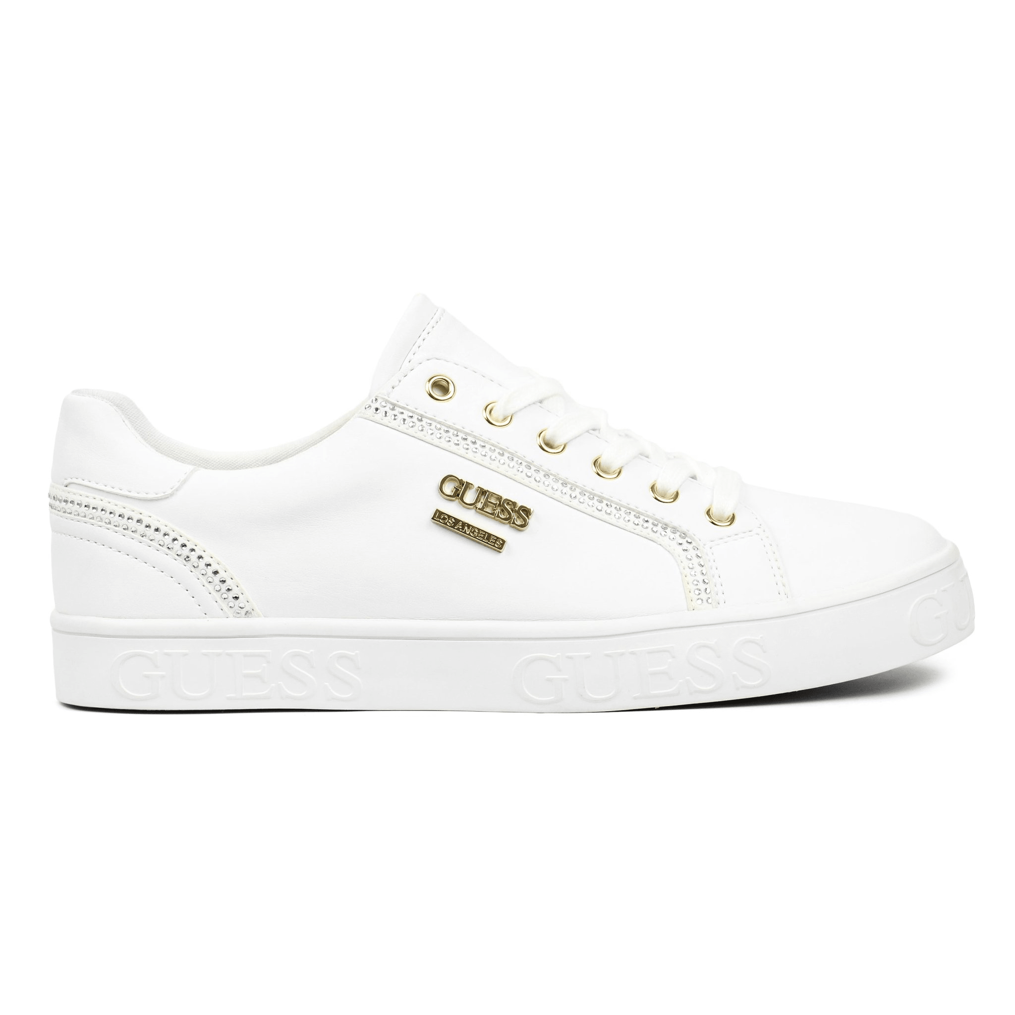 Guess Look At Faux Leather Low - top - Footcourt Egypt