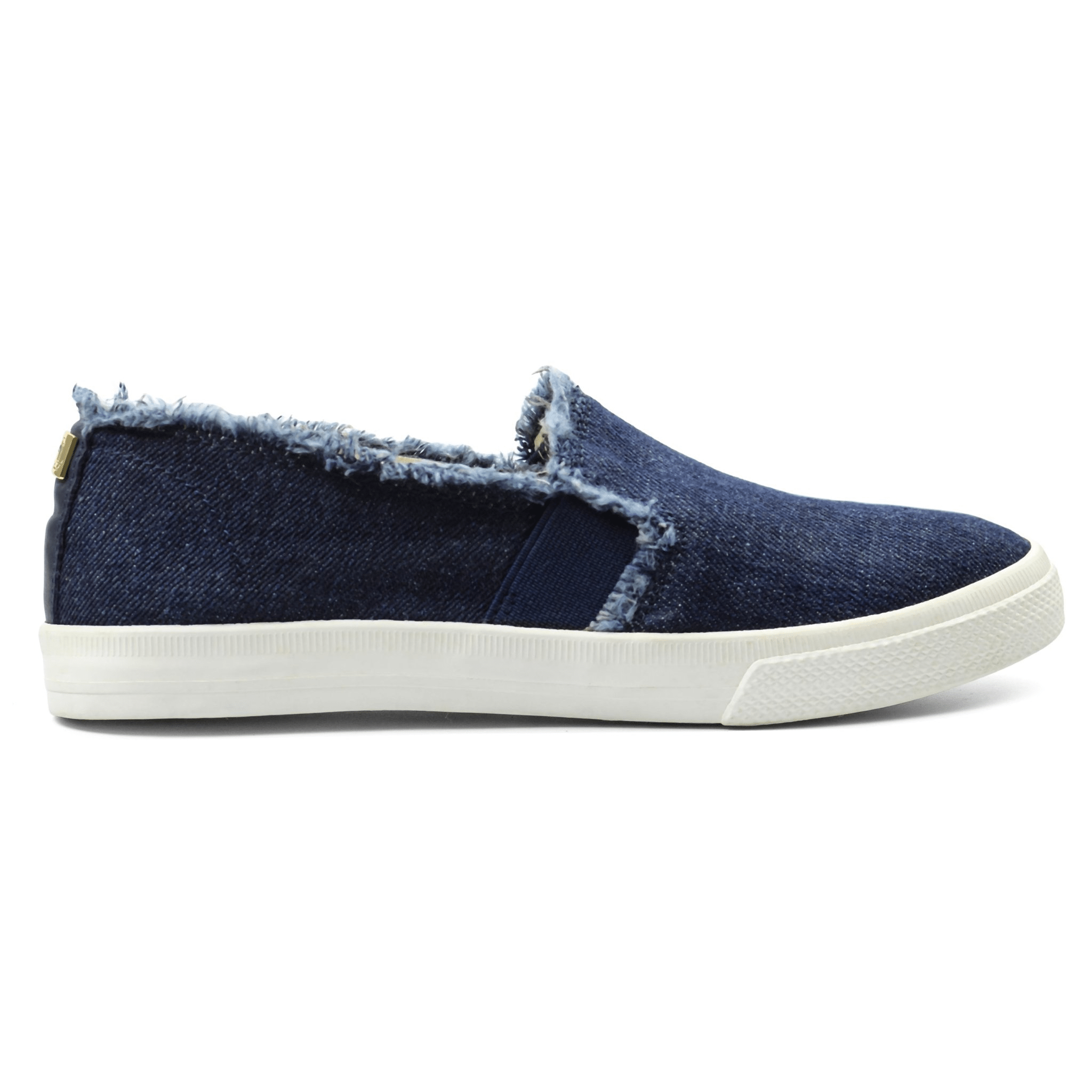 RALPH LAUREN Jinny Fray Faux - Leather Trainer - Footcourt Egypt