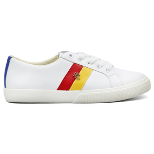 RALPH LAUREN Janson Leather Sneakers - Footcourt Egypt