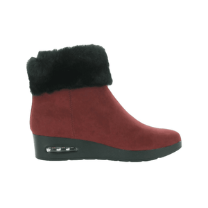 DKNY Womens Abri Faux Suede Faux Fur Booties - Footcourt Egypt