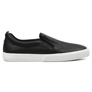 RALPH LAUREN Haddley Tumbled Leather Slip - On Trainer - Footcourt Egypt