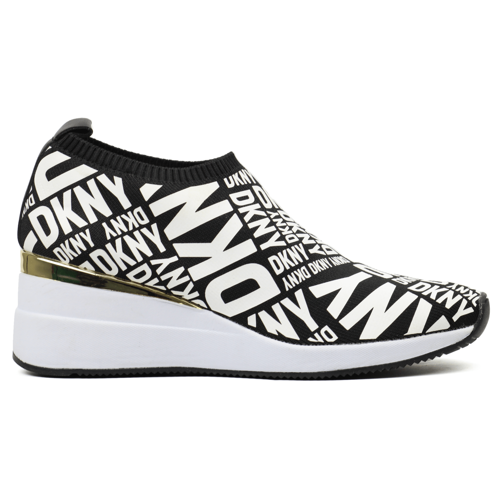 DKNY PARKS Logo Printed Heeled Slip - On S - Footcourt Egypt