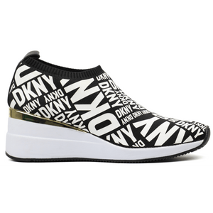 DKNY PARKS Logo Printed Heeled Slip - On S - Footcourt Egypt