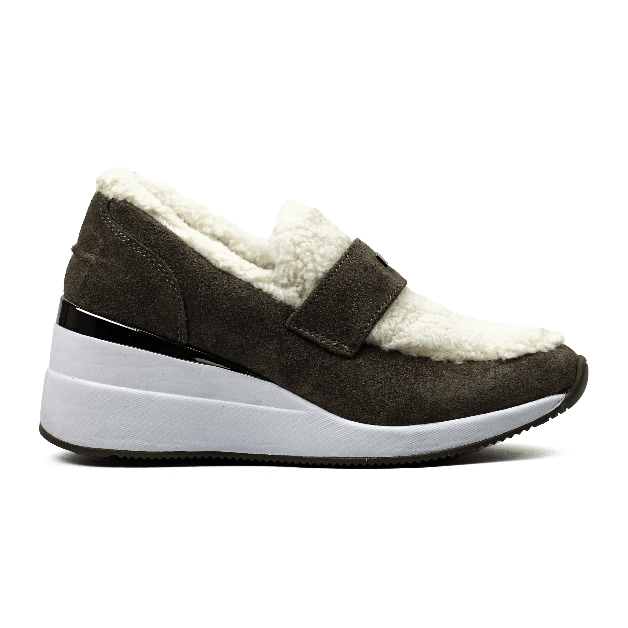 DKNY furWedge Knit Sneaker - Footcourt Egypt