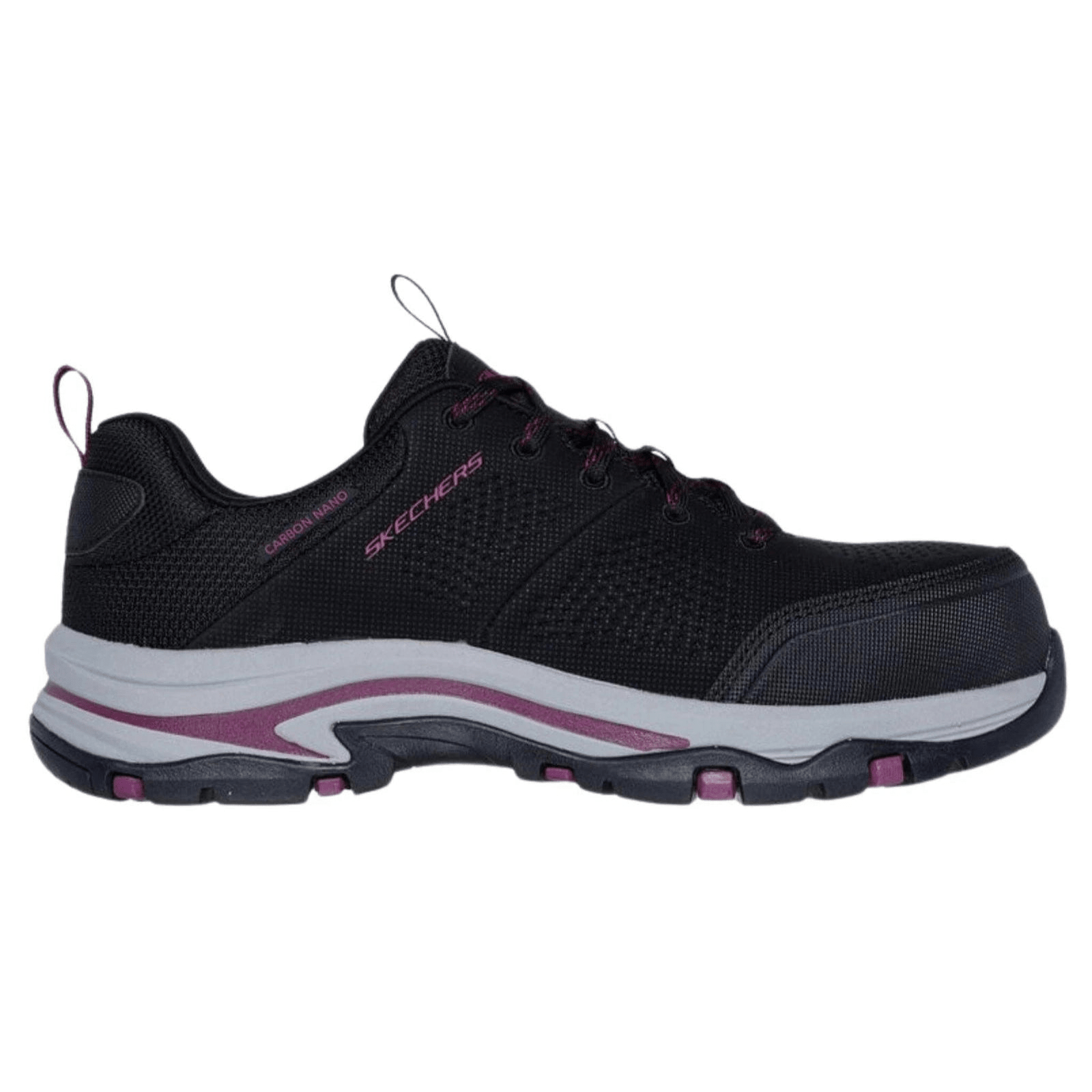 SKECHERS Women's 108166 Trego-Astallet Black Safety Toe Metal Free ...